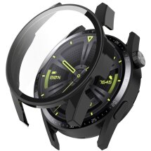 Защитный чехол Deexe Protective Frame для Huawei Watch GT 3 (42mm) - Black: фото 1 из 8
