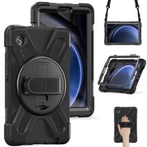 Захисний чохол Deexe Shockproof Case для Samsung Galaxy Tab A9 (X110/115) - Black: фото 1 з 6