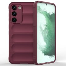 Защитный чехол Deexe Terra Case для Samsung Galaxy S23 - Wine Red: фото 1 из 8