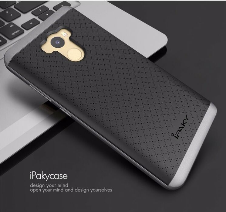Защитный чехол IPAKY Hybrid для Xiaomi Redmi 4 - Gray: фото 2 из 12