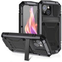 Защитный чехол R-JUST Military для Apple iPhone 15 Plus - Black: фото 1 из 9