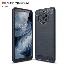 Захисний чохол UniCase Carbon для Nokia 9 PureView - Dark Blue: фото 1 з 11