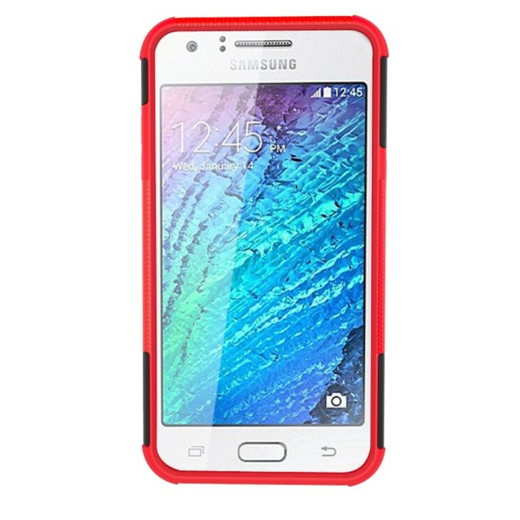 Защитный чехол UniCase Hybrid X для Samsung Galaxy J3 (2016) - Red: фото 5 из 10