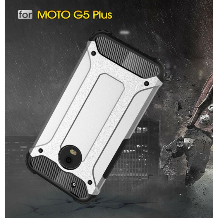 Захисний чохол UniCase Rugged Guard для Motorola Moto G5 Plus - Grey: фото 2 з 8