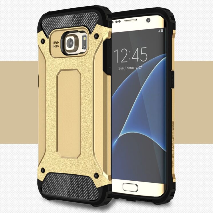 Защитный чехол UniCase Rugged Guard для Samsung Galaxy S7 edge (G935) - Gold: фото 1 из 10