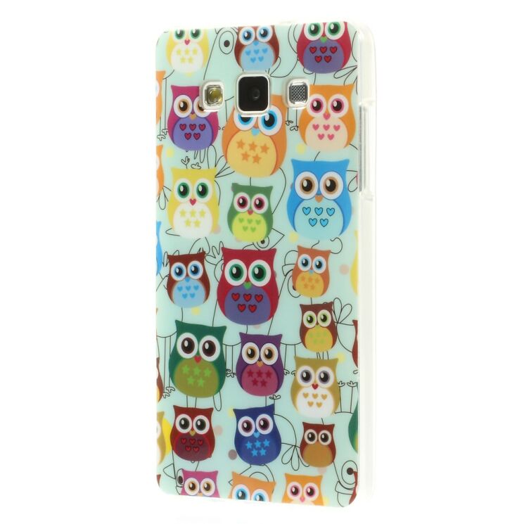 Силиконовая накладка Deexe Owl Pattern для Samsung Galaxy A5 (A500) - Owl's House: фото 2 из 7