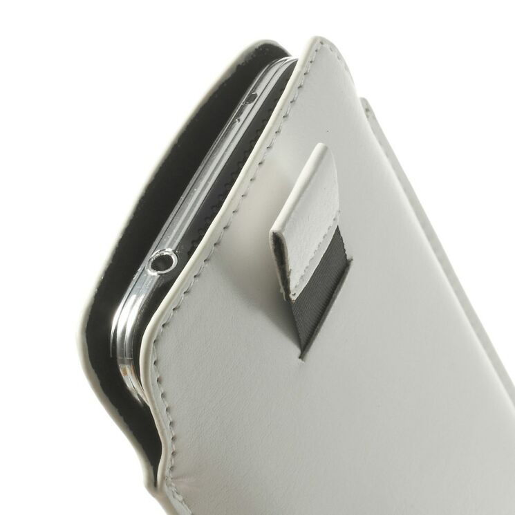 Чохол-карман Deexe Handy Pouch M для смартфонів з діагоналлю екрану до 5.2 дюймів - White: фото 5 з 6