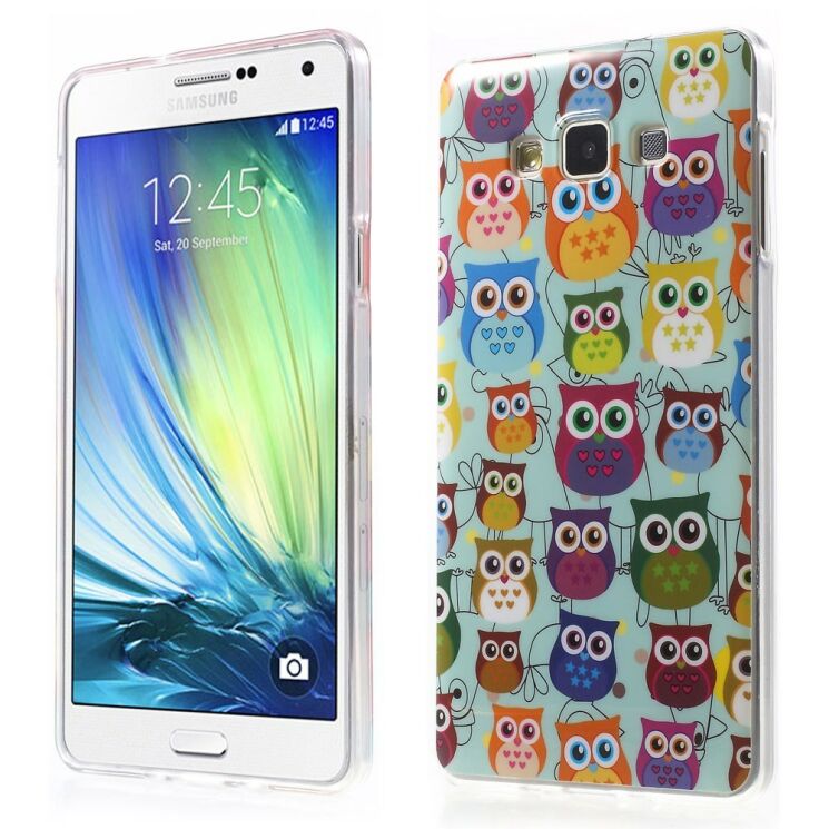 Силиконовая накладка Deexe Owl Series для Samsung Galaxy A7 (A700) - Owl's House: фото 2 з 6