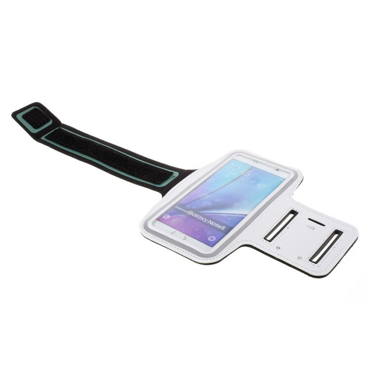 Чохол на руку UniCase Run&Fitness Armband L для смартфонів шириною до 86 мм - White: фото 2 з 9