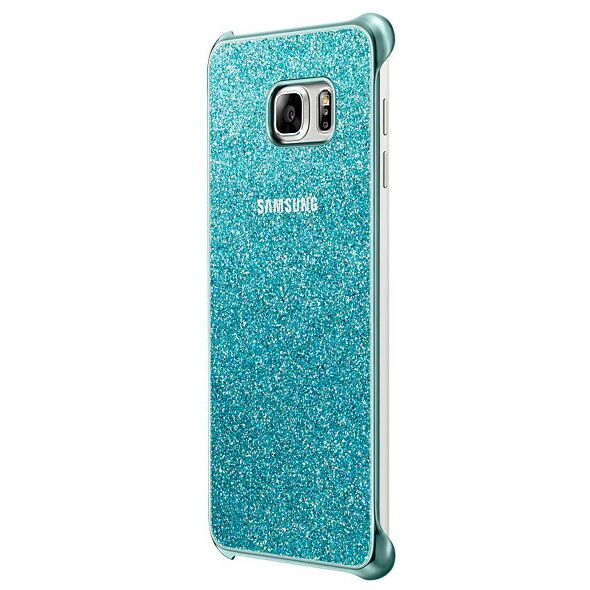 Чехол Glitter Cover для Samsung Galaxy S6 edge+ EF-XG928CFEGWW - Turquoise: фото 2 из 5