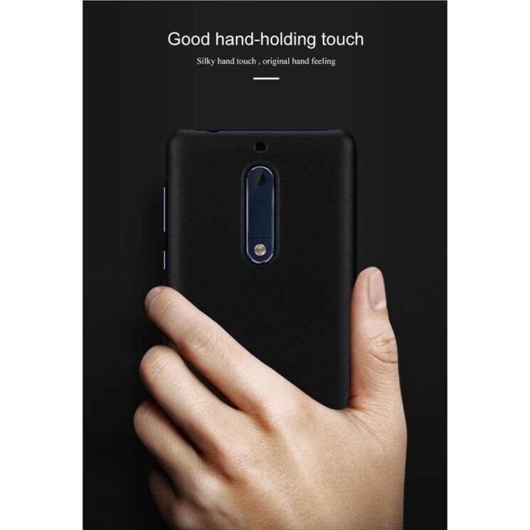 Пластиковий чохол LENUO Silky Touch для Nokia 5 - Black: фото 9 з 9