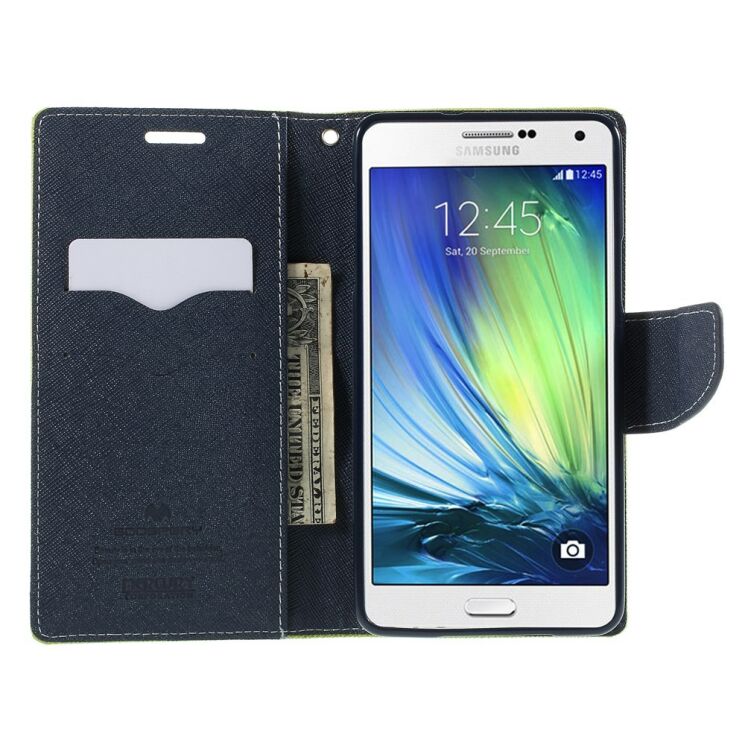 Чехол Mercury Fancy Diary для Samsung Galaxy A7 (A700) - Green: фото 6 из 11