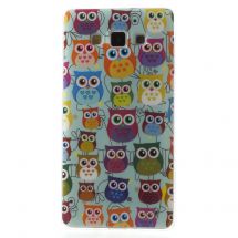 Силиконовая накладка Deexe Owl Series для Samsung Galaxy A7 (A700) - Owl's House: фото 1 из 6