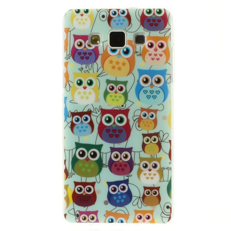 Силиконовая накладка Deexe Owl Pattern для Samsung Galaxy A5 (A500) - Owl's House: фото 1 из 7