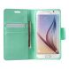 Чехол-книжка MERCURY Sonata Diary для Samsung Galaxy S6 (G920) - Cyan (S6-2465C). Фото 5 из 9