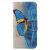 Чехол-книжка Deexe Color Wallet для LG Q6 / Q6a - Blue Butterfly: фото 1 из 6