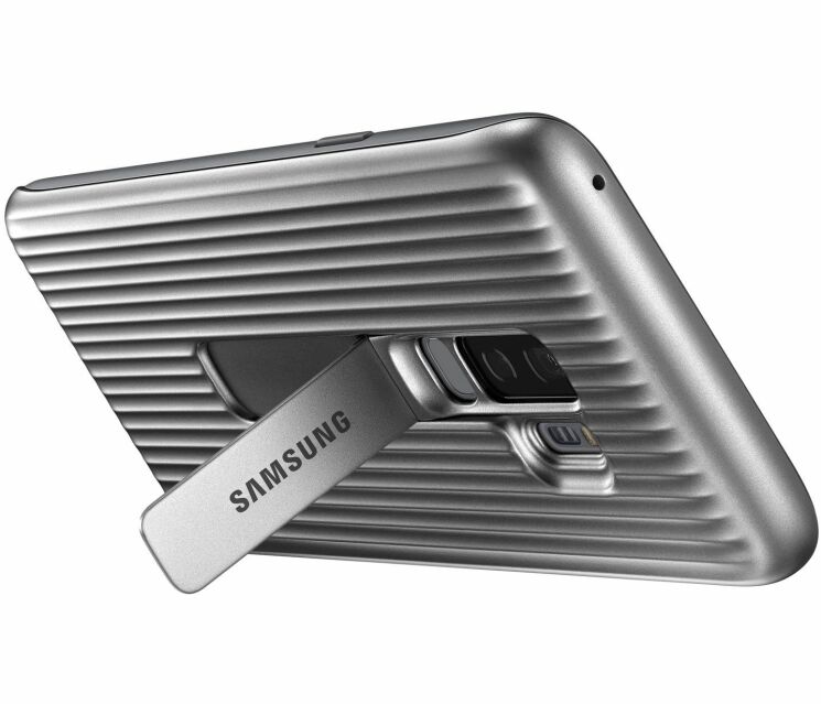 Чехол Protective Standing Cover для Samsung Galaxy S9+ (G965) EF-RG965CSEGRU - Silver: фото 7 из 7