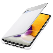 Чехол Smart S View Wallet Cover для Samsung Galaxy A72 (А725) EF-EA725PWEGRU - White: фото 1 из 4