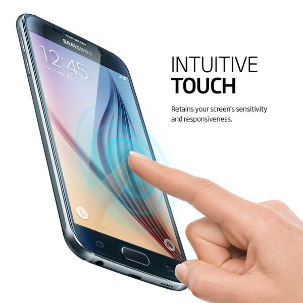 Комплект захисних плівок (2 лицьові+задня) SGP Crystal Protect для Samsung Galaxy S6 (G920): фото 3 з 8