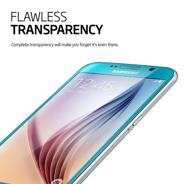 Комплект захисних плівок (2 лицьові+задня) SGP Crystal Protect для Samsung Galaxy S6 (G920): фото 4 з 8
