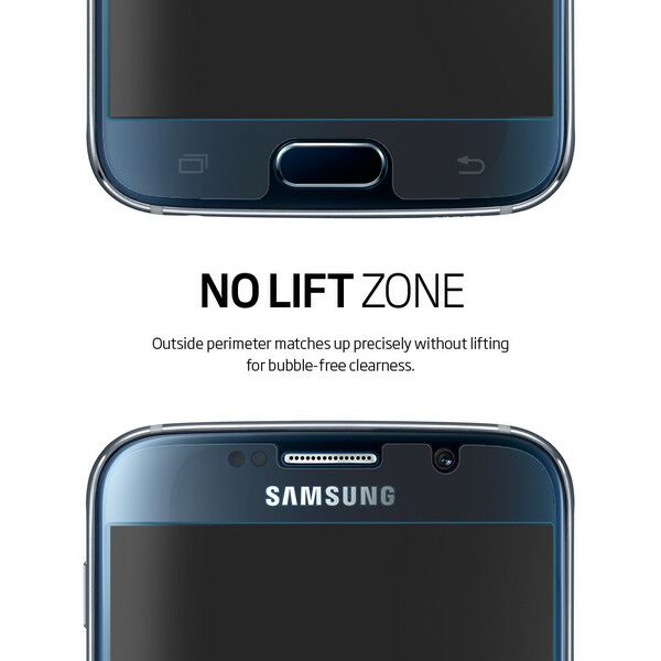 Комплект захисних плівок (2 лицьові+задня) SGP Crystal Protect для Samsung Galaxy S6 (G920): фото 6 з 8