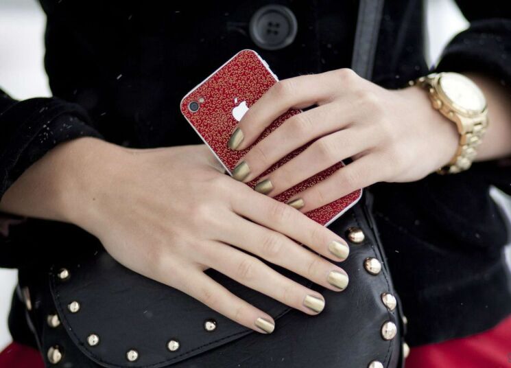 Шкіряна наклейка Glueskin для Samsung Galaxy Note 5 - Red Stingray: фото 9 з 10
