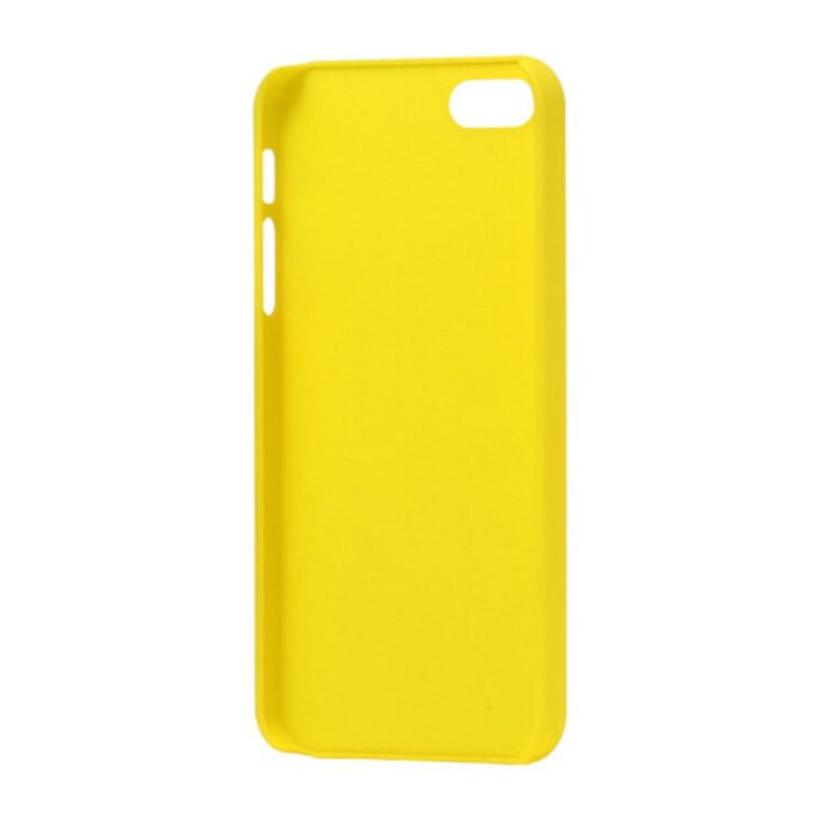 Пластиковый чехол Deexe Hard Shell для iPhone 5/5s/SE - Yellow: фото 4 из 4