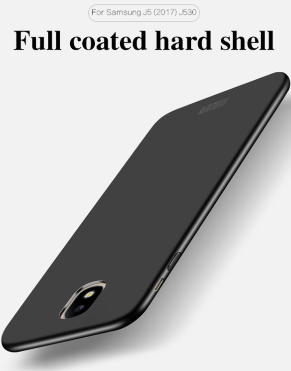 Пластиковий чохол MOFI Slim Shield для Samsung Galaxy J5 2017 (J530) - Black: фото 4 з 10