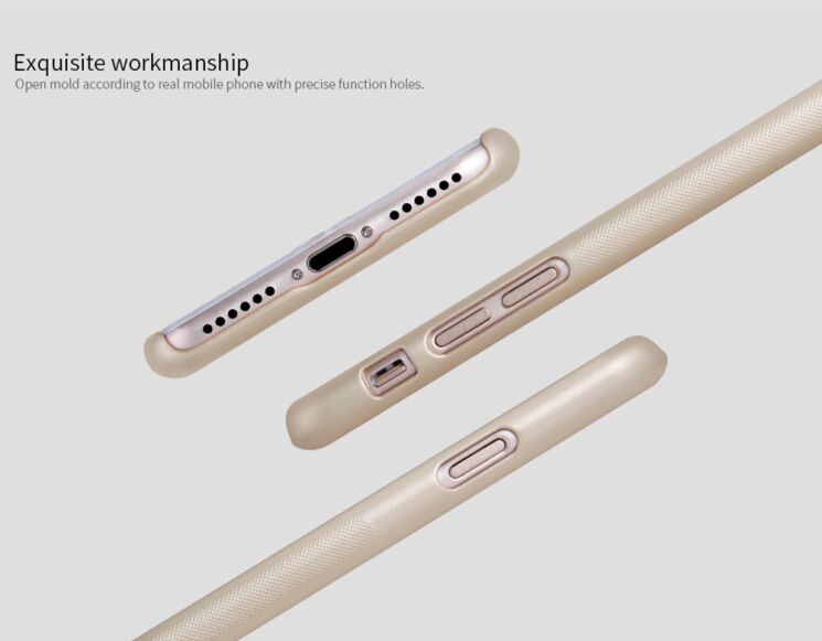 Пластиковий чохол NILLKIN Frosted Shield для iPhone SE 2 / 3 (2020 / 2022) / iPhone 8 / iPhone 7 - Rose Gold: фото 14 з 15
