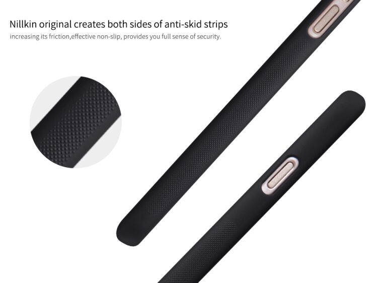 Пластиковий чохол NILLKIN Frosted Shield для iPhone SE 2 / 3 (2020 / 2022) / iPhone 8 / iPhone 7 - Black: фото 11 з 15