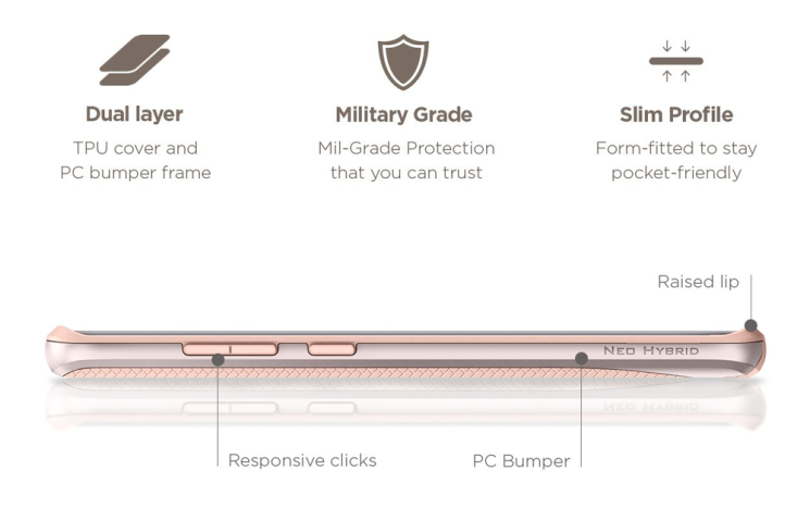 Защитный чехол Spigen SGP Neo Hybrid для Samsung Galaxy Note 8 (N950) - Gunmetal: фото 11 из 12