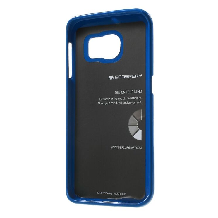 Силиконовый чехол MERCURY Jelly Case для Samsung Galaxy S6 edge (G925) - Blue: фото 6 из 6