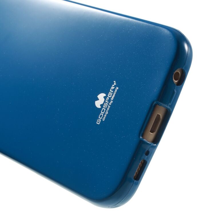 Силиконовый чехол MERCURY Jelly Case для Samsung Galaxy S6 edge (G925) - Blue: фото 4 из 6