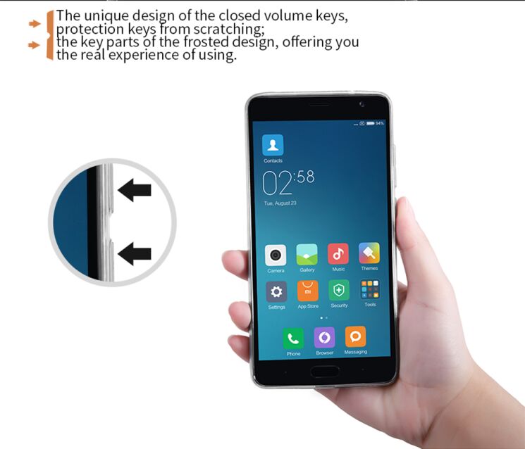 Силіконовий (TPU) чохол NILLKIN Nature для Xiaomi Redmi Pro - Gray: фото 10 з 14