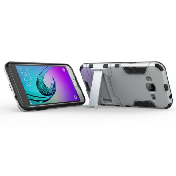 Захисна накладка UniCase Hybrid для Samsung Galaxy J3 2016 (J320) - Silver: фото 5 з 8