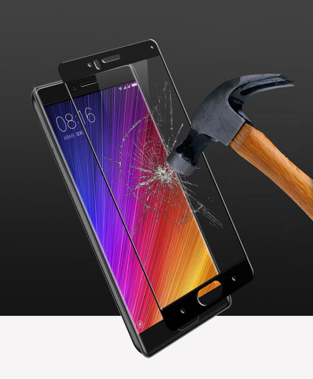 Защитное стекло Deexe 3D Full Coverage для Xiaomi Mi6 - Black: фото 5 из 5