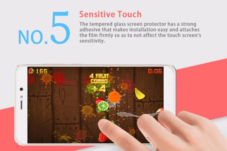 Захисне скло Deexe Crystal Glass для Xiaomi Mi 5s Plus: фото 7 з 7