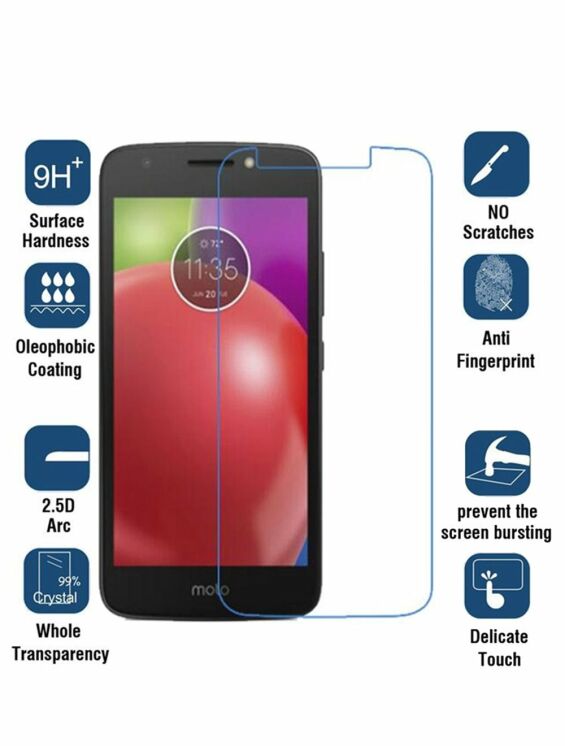 Захисне скло Deexe Tempered Glass для Motorola Moto E Plus / E4 Plus: фото 2 з 5