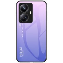 Защитный чехол Deexe Gradient Color для Realme 10 Pro+ - Pink / Purple: фото 1 из 9