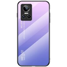 Захисний чохол Deexe Gradient Color для Realme GT Neo 3 - Pink / Purple: фото 1 з 7