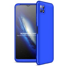 Захисний чохол GKK Double Dip Case для Samsung Galaxy A22 5G (A226) - Blue: фото 1 з 8
