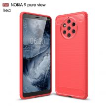 Захисний чохол UniCase Carbon для Nokia 9 PureView - Red: фото 1 з 11