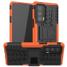 Захисний чохол UniCase Hybrid X для Motorola Edge 20 Pro - Orange: фото 1 з 11
