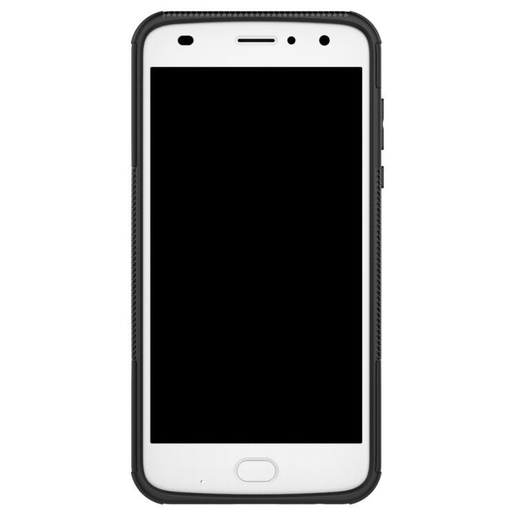 Захисний чохол UniCase Hybrid X для Motorola Moto Z2 Play - Black: фото 3 з 11