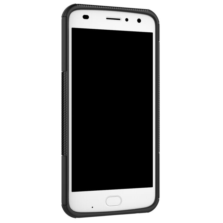 Захисний чохол UniCase Hybrid X для Motorola Moto Z2 Play - Black: фото 5 з 11