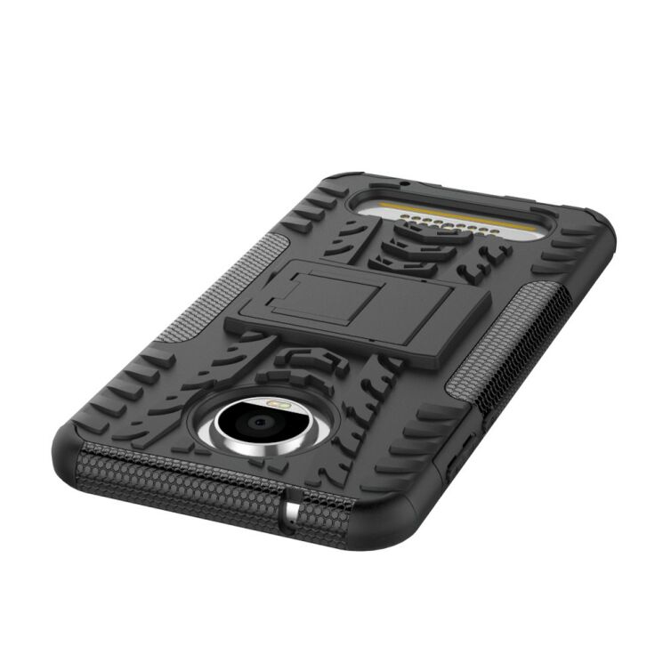 Захисний чохол UniCase Hybrid X для Motorola Moto Z2 Play - Black: фото 6 з 11