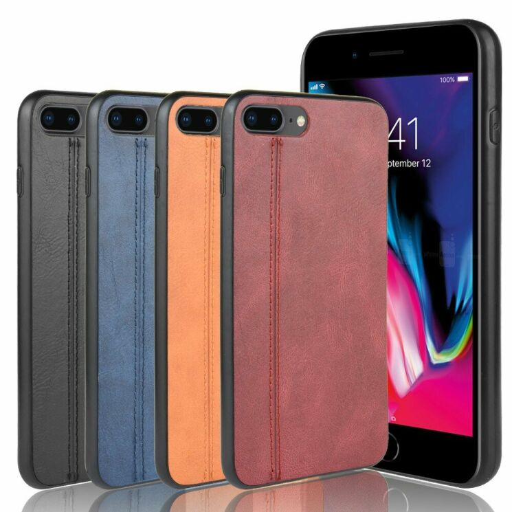Захисний чохол UniCase Leather Series для Apple iPhone SE 2 / 3 (2020 / 2022) / iPhone 8 / iPhone 7 - Red: фото 6 з 10
