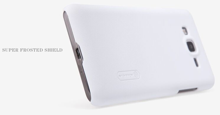 Пластиковая накладка NILLKIN Frosted Shield для Samsung Grand Prime (G530) - White: фото 11 из 14