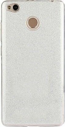 Силіконовий чохол UniCase Glitter Cover для Xiaomi Redmi 4X - Silver: фото 1 з 6