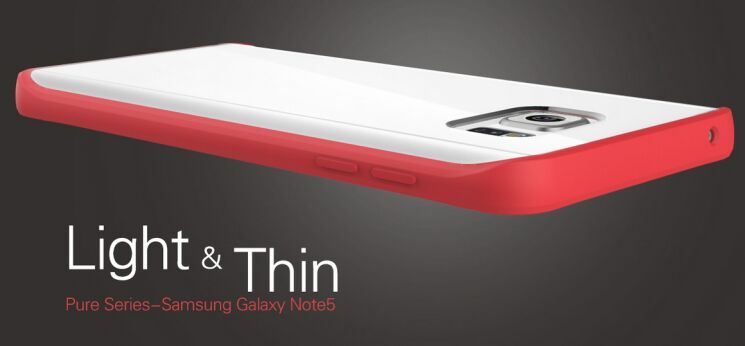 Накладка ROCK Pure Series для Samsung Galaxy Note 5 (N920) - Red: фото 3 из 8
